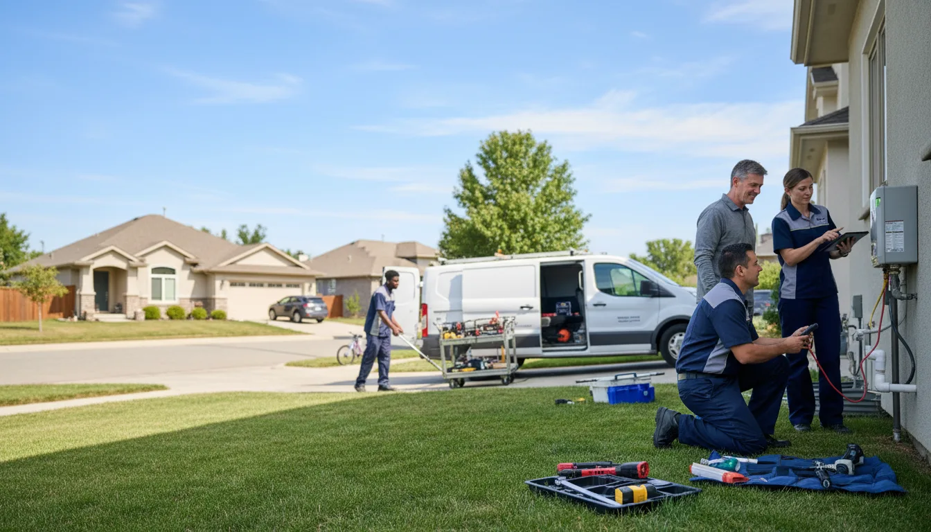 Tankless water heater service in Central Point, OR